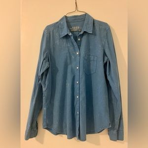 Gap 1969 Medium Light Blue Button Down
